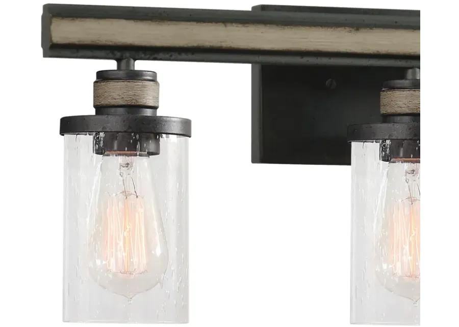 Beaufort 23" Wide 3-Light Vanity Light - Anvil Iron