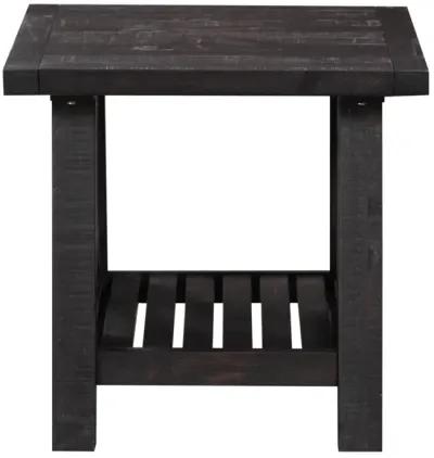 Yosemite Solid Wood Side Table in Cafe