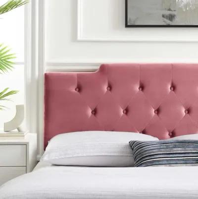 Juliet Tufted King/California King Performance Velvet Headboard