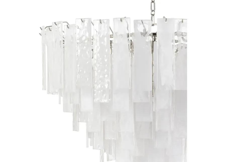 Glacier Chandelier Large (Polished Nickel)