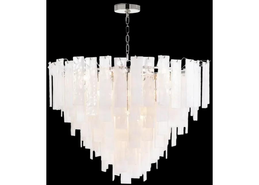 Glacier Chandelier Large (Polished Nickel)