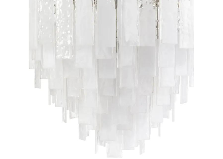 Glacier Chandelier Large (Polished Nickel)