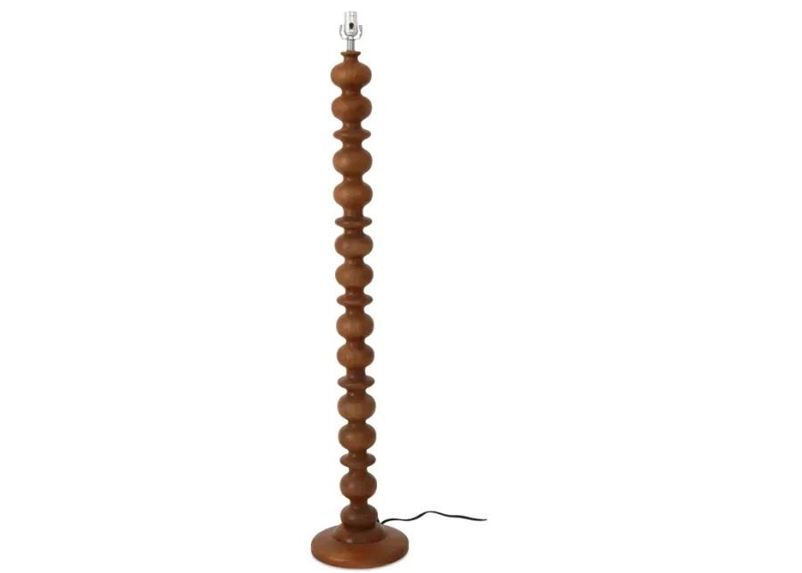 GWEN FLOOR LAMP HONEY BROWN