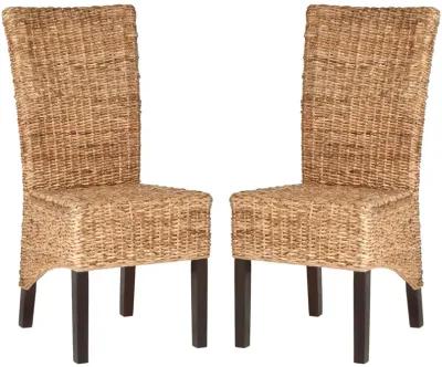 KISKA 18''H RATTAN SIDE CHAIR - Set of 2