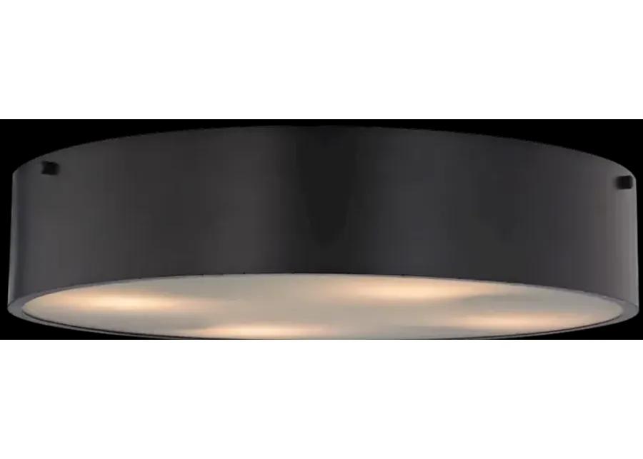 Clayton 21" Wide 4-Light Flush Mount - Oil Rubbed Bronze