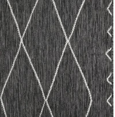 Madison Park Darya Grey/White Moroccan Indoor/Outdoor Rug