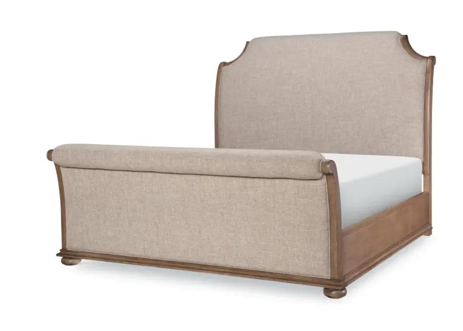 Camden Heights Upholstered Sleigh Bed Cal King 60