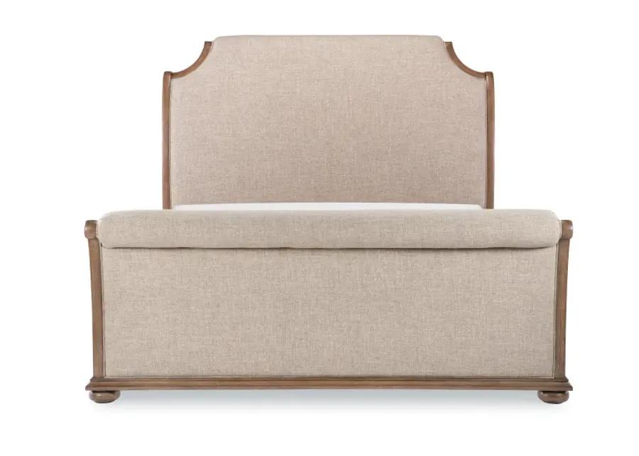 Camden Heights Upholstered Sleigh Bed Cal King 60