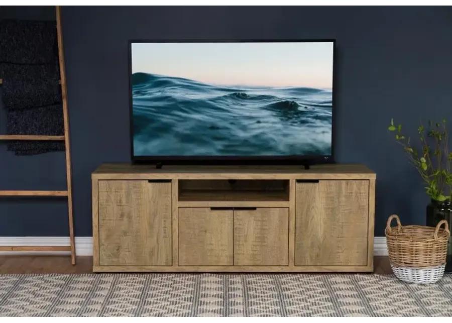 Tabby 4-door Engineered Wood 60" TV Stand Mango