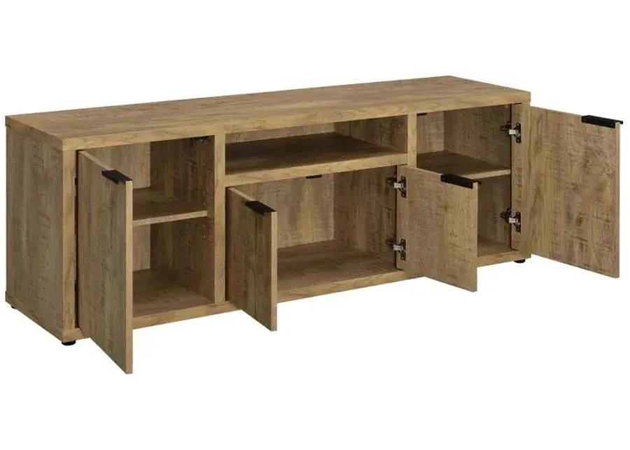 Tabby 4-door Engineered Wood 60" TV Stand Mango