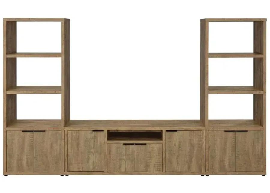 Tabby 4-door Engineered Wood 60" TV Stand Mango