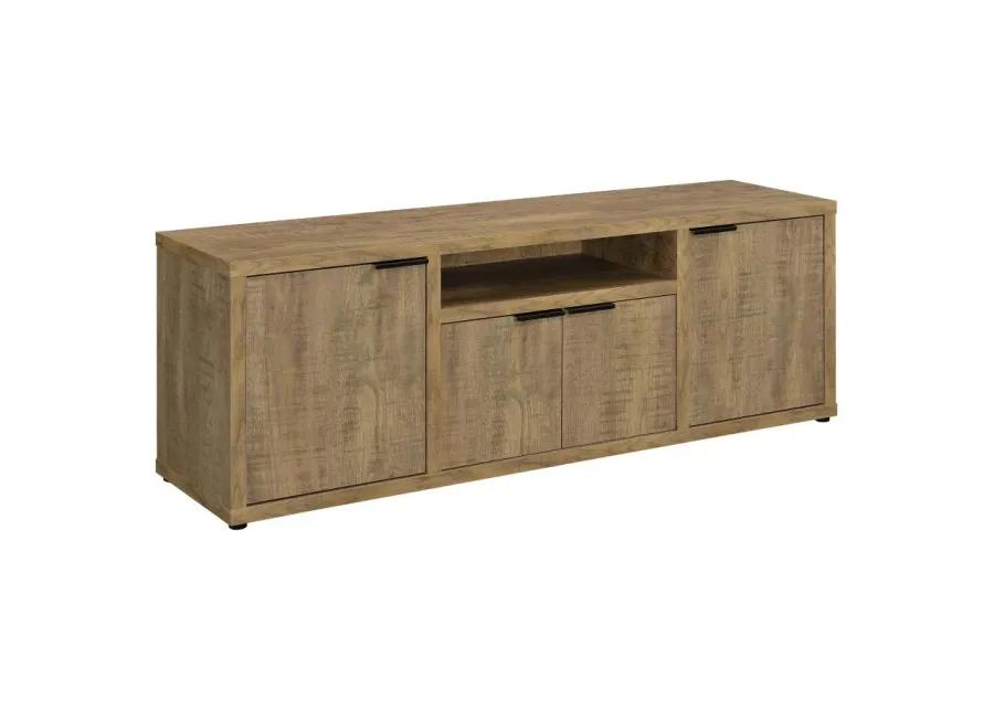 Tabby 4-door Engineered Wood 60" TV Stand Mango