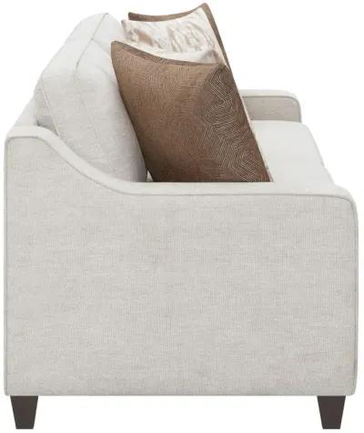 Christine Cushion Back Living Room Set Beige