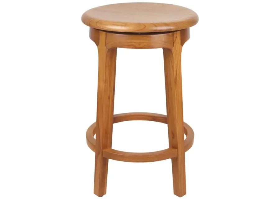 Foxy Mindi Swivel Counter Stool, Natural