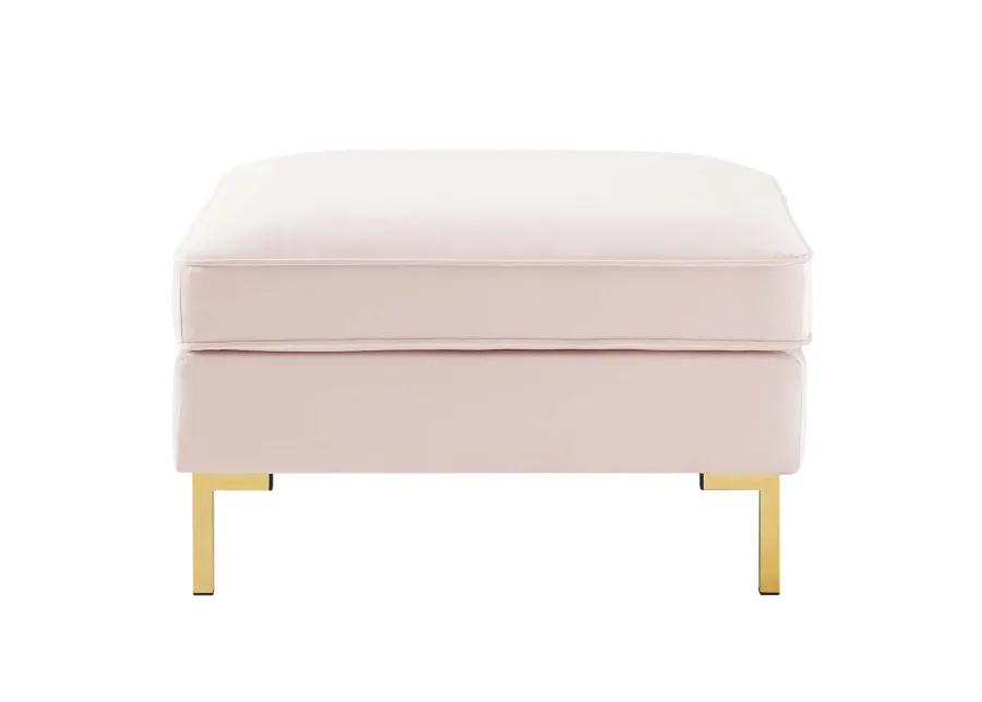 Ardent Performance Velvet Ottoman