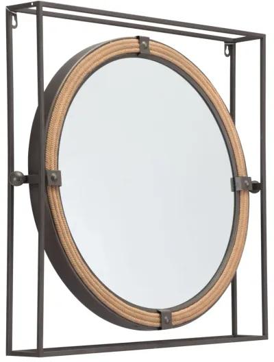 Capell Mirror Antique Gray