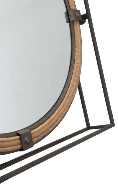 Capell Mirror Antique Gray