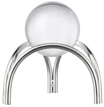 Sibyl Orb Stand  -  Set of 2 Silver - Set of 2