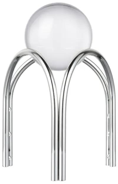 Sibyl Orb Stand  -  Set of 2 Silver - Set of 2