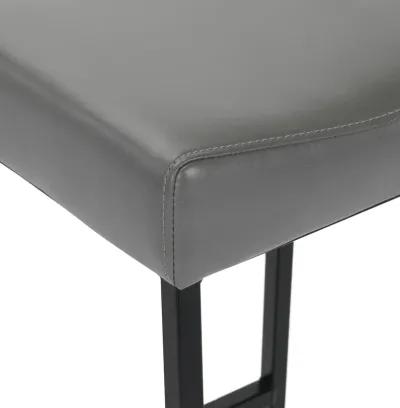 Amber 26" Counter Stool Smokey Grey (Set of 2)