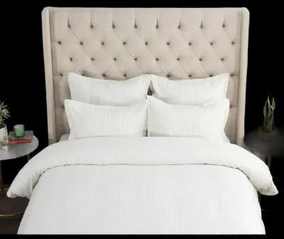 Karina Ivory Gray 3Pc Queen Duvet Set