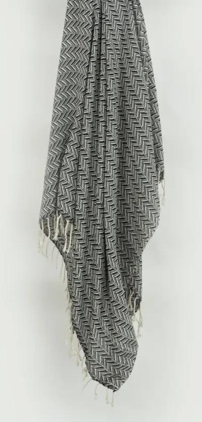 Chevron Grey Throw