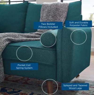 Revive Upholstered Fabric Sofa and Loveseat Set