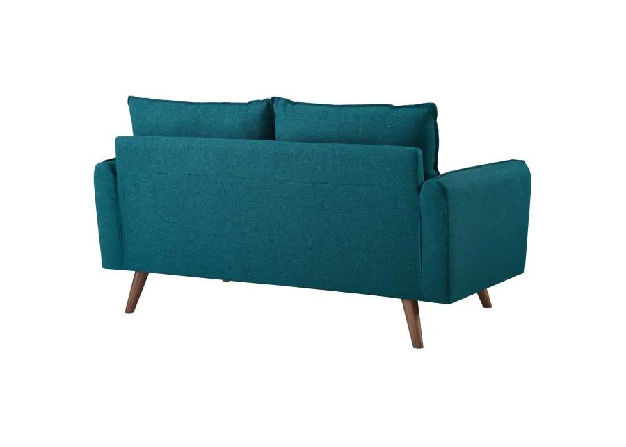 Revive Upholstered Fabric Sofa and Loveseat Set