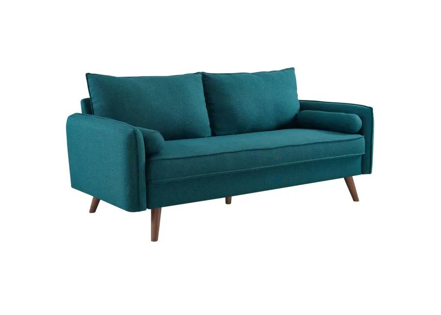 Revive Upholstered Fabric Sofa and Loveseat Set