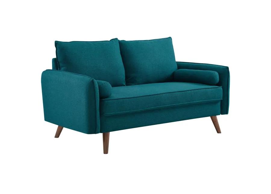 Revive Upholstered Fabric Sofa and Loveseat Set