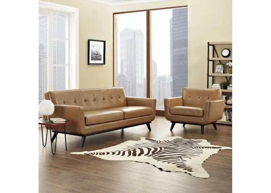 Engage 2 Piece Leather Living Room Set