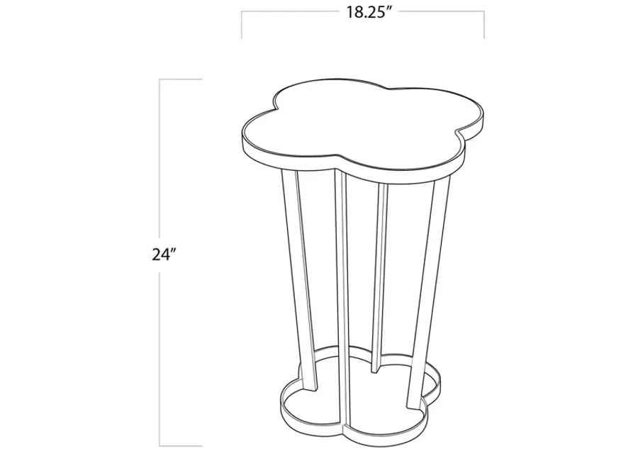 Clover Table (Polished Nickel)