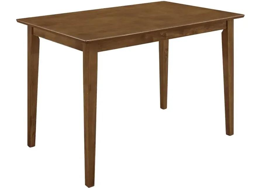 Robles 5-piece Dining Set Chestnut and Tan