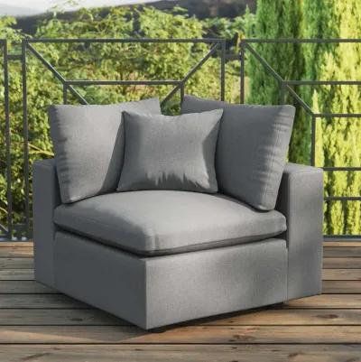 Commix Overstuffed Outdoor Patio Corner Chair