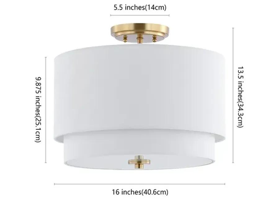 LACONIA FLUSH MOUNT