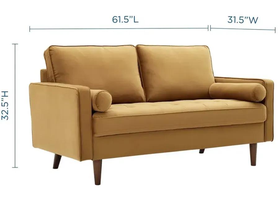 Valour Performance Velvet Loveseat