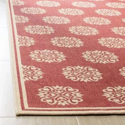 LINDEN 181 Collection LND181Q-9 Red / Creme 9' X 12'