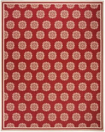 LINDEN 181 Collection LND181Q-9 Red / Creme 9' X 12'