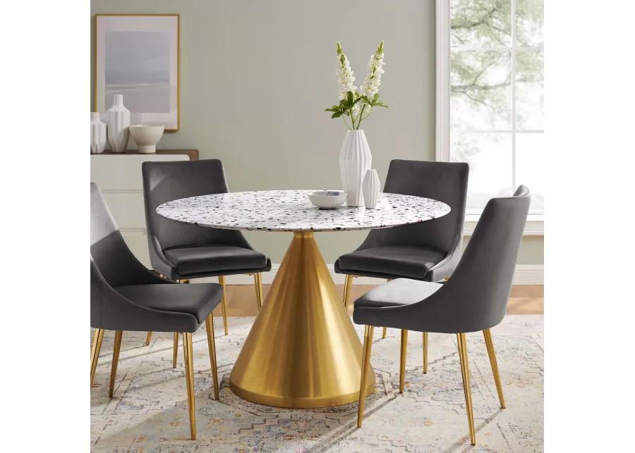 Tupelo 47" Round Terrazzo Dining Table