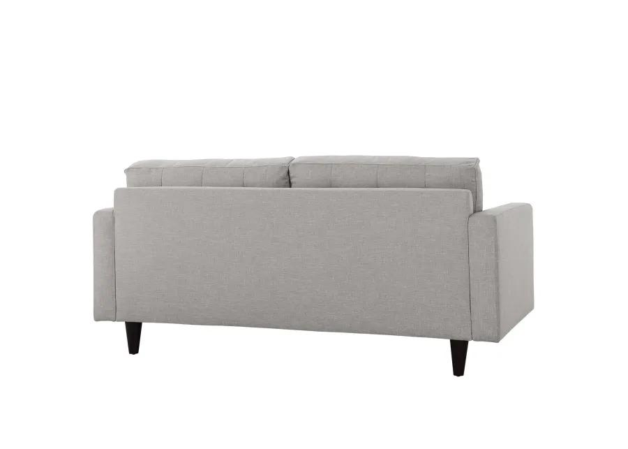 Empress Upholstered Fabric Loveseat