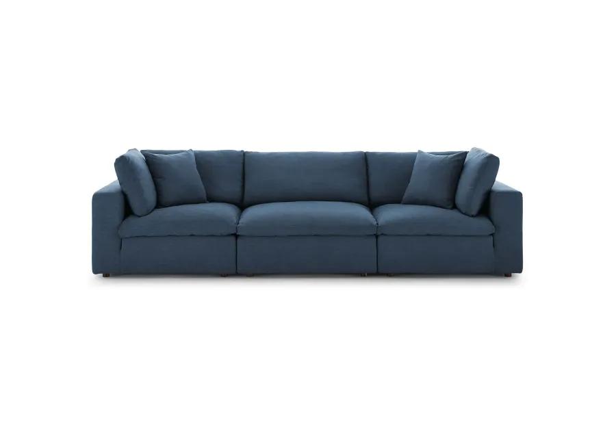 Commix Down Filled Overstuffed 3-Piece Sofa