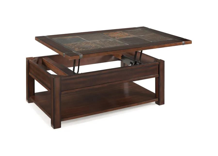 Roanoke Rectangular Lift Top Cocktail Table (w/casters)