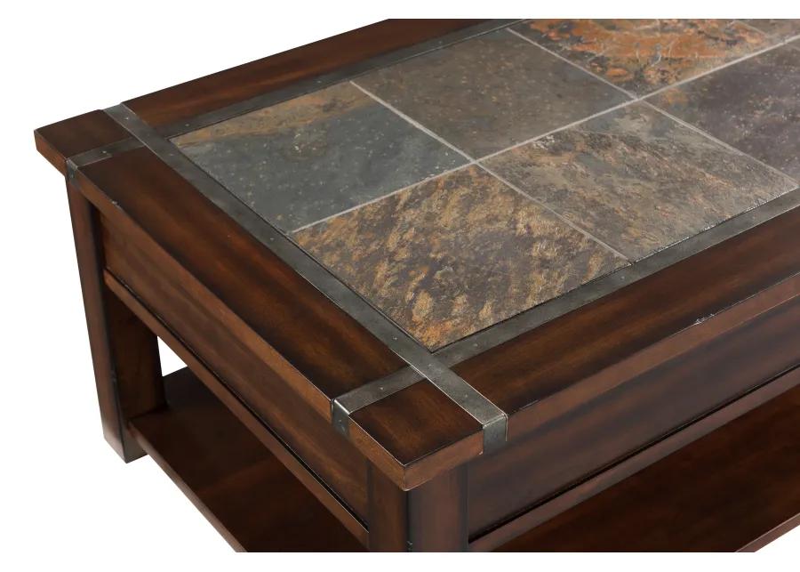 Roanoke Rectangular Lift Top Cocktail Table (w/casters)