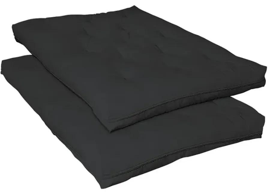 9" Deluxe Innerspring Futon Pad Black