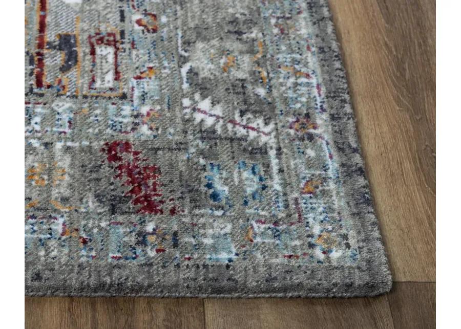 Signature Gray  Recycled Polyester 2'6" x 8' Runner Rug