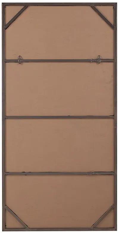 Marigold 60" Tall Rectangular Mirror, Antique Brushed Brass