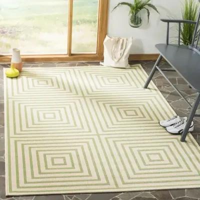 LINDEN 123 Collection LND123V-4 Cream / Olive 4' X 6'