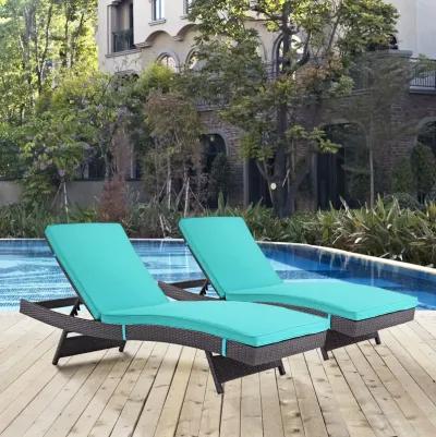 Convene Chaise Outdoor Patio Set of 2