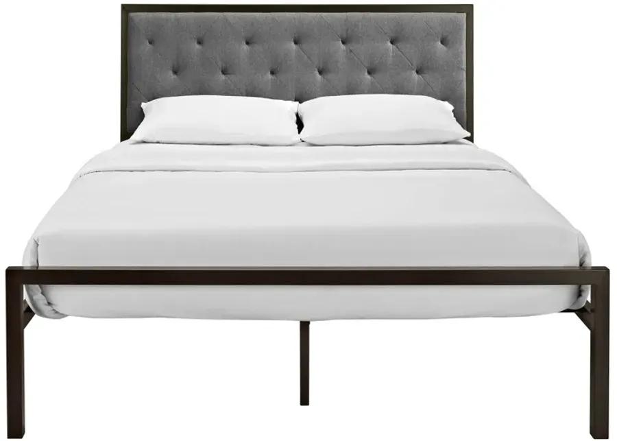 Mia Queen Fabric Bed