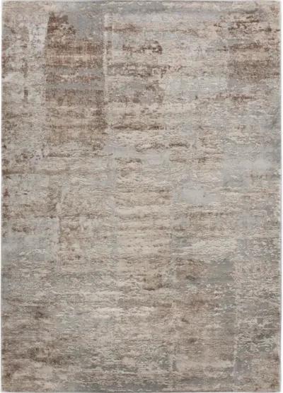 Ariella Grey Polyester Area Rug